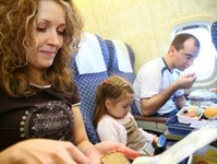 rodzina, podróż, samolot, Ryanair