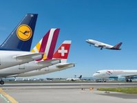 Austrian Airlines, Brussels Airlines, Germanwings, Lufthansa, Swiss, siatka pocze, przewonik lotniczy